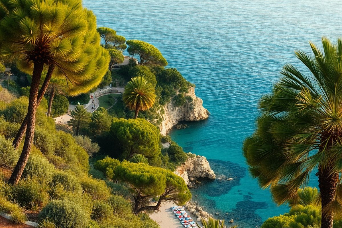 The green peninsula of Saint-Jean-Cap-Ferrat